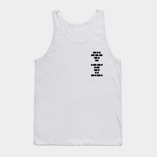 Don’t Panic (morse code - small print) Tank Top